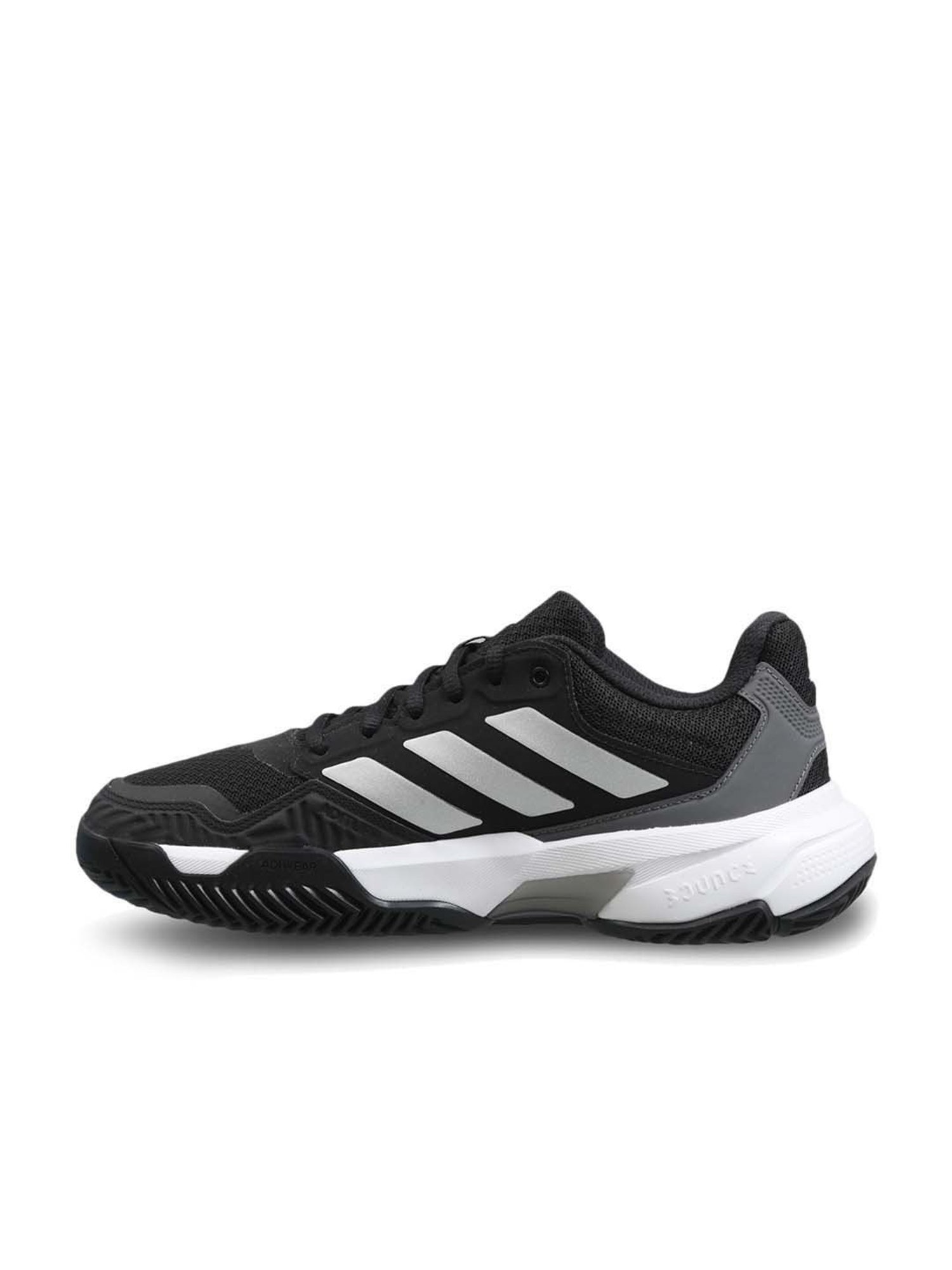Adidas Women's CourtJam Control 3 Black Tennis Shoes