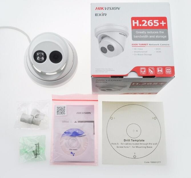 Hikvision DS-2CD2383G0-I 2.8mm Fixed Lens 8MP 4K Ultra HD PoE Outdoor Dome Network Camera, Security Camera with Micro SD Card Slot, 30m Night Vision, H.265+, IP67 Waterproof  , 1-Pack