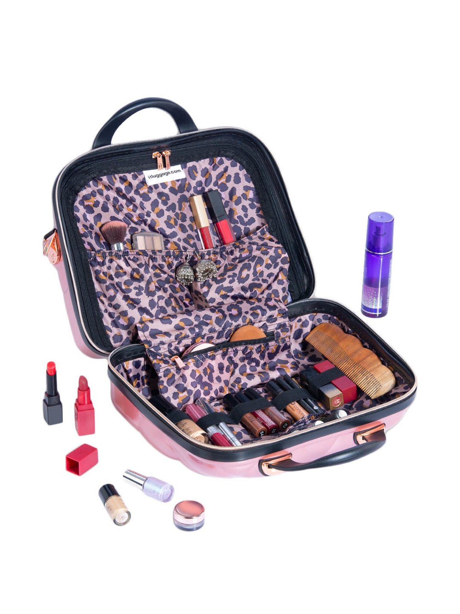 it luggage St Tropez Rose Gold Vanity Case 35cms Women Fashion Handbag Cosmetic Box