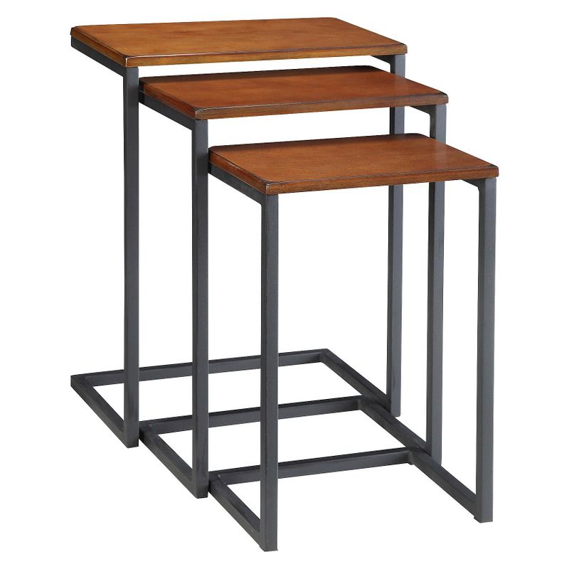 Set of 3 Caroline Nesting Tables Chestnut - Carolina Chair & Table