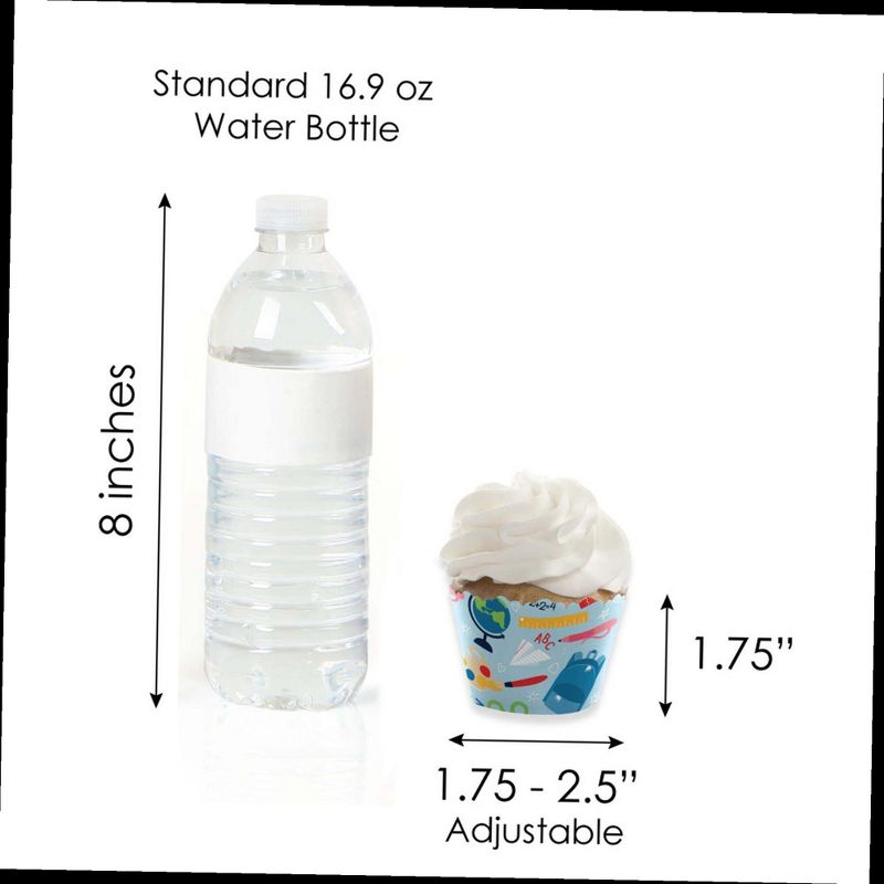 Big Dot of Happiness Best Mom Ever - Dessert Cupcake Toppers - Mother's Day Clear Treat Picks - Set of 24