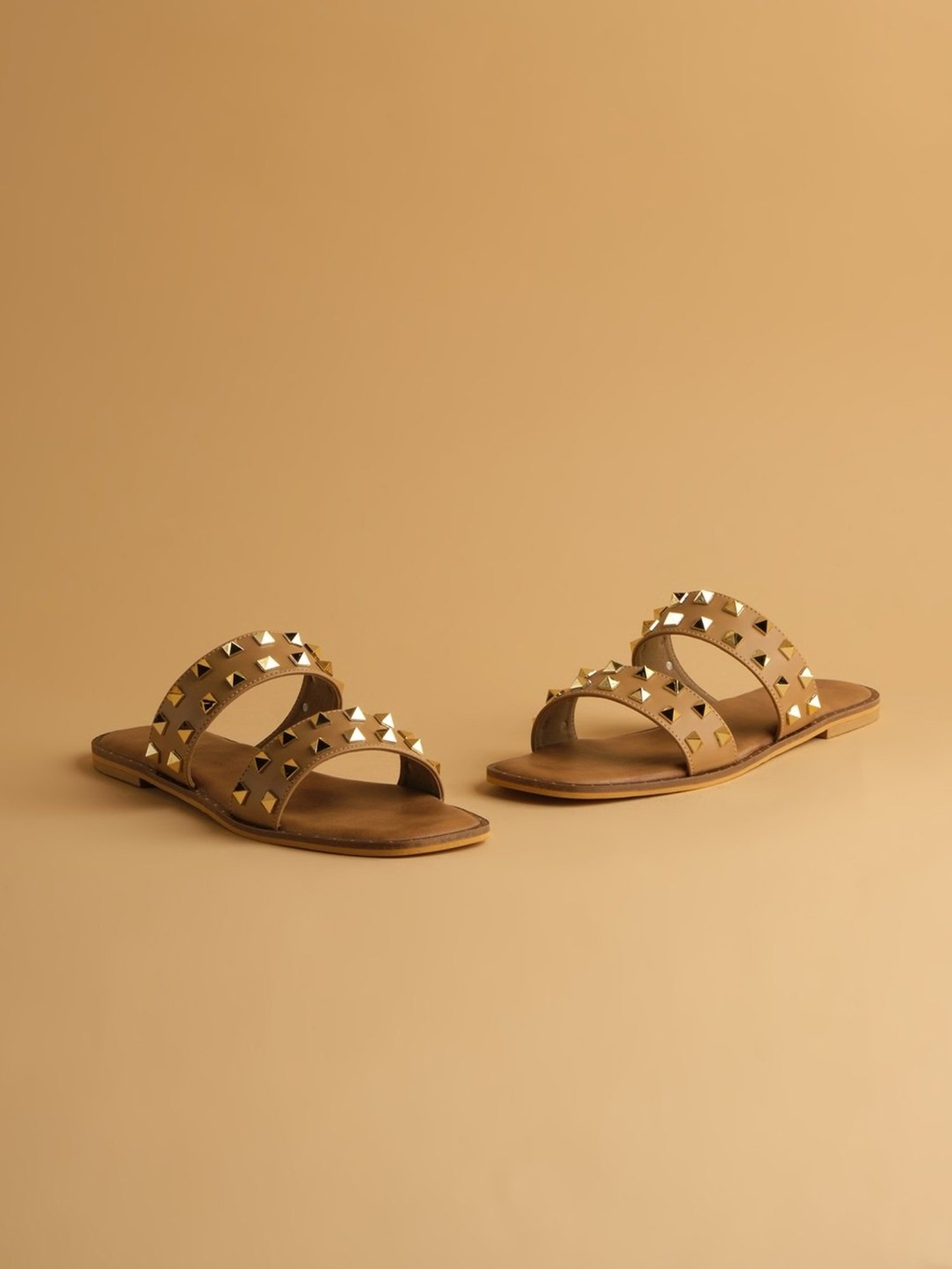 Eridani Women's Alba Beige Casual Sandals