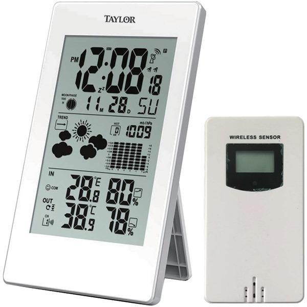 TAYLOR 1735 Digital Weather Forecaster with Barometer & Alarm Clock