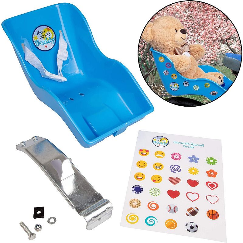 Ride Along Dolly Bike Seat for American Girl Doll, Blue