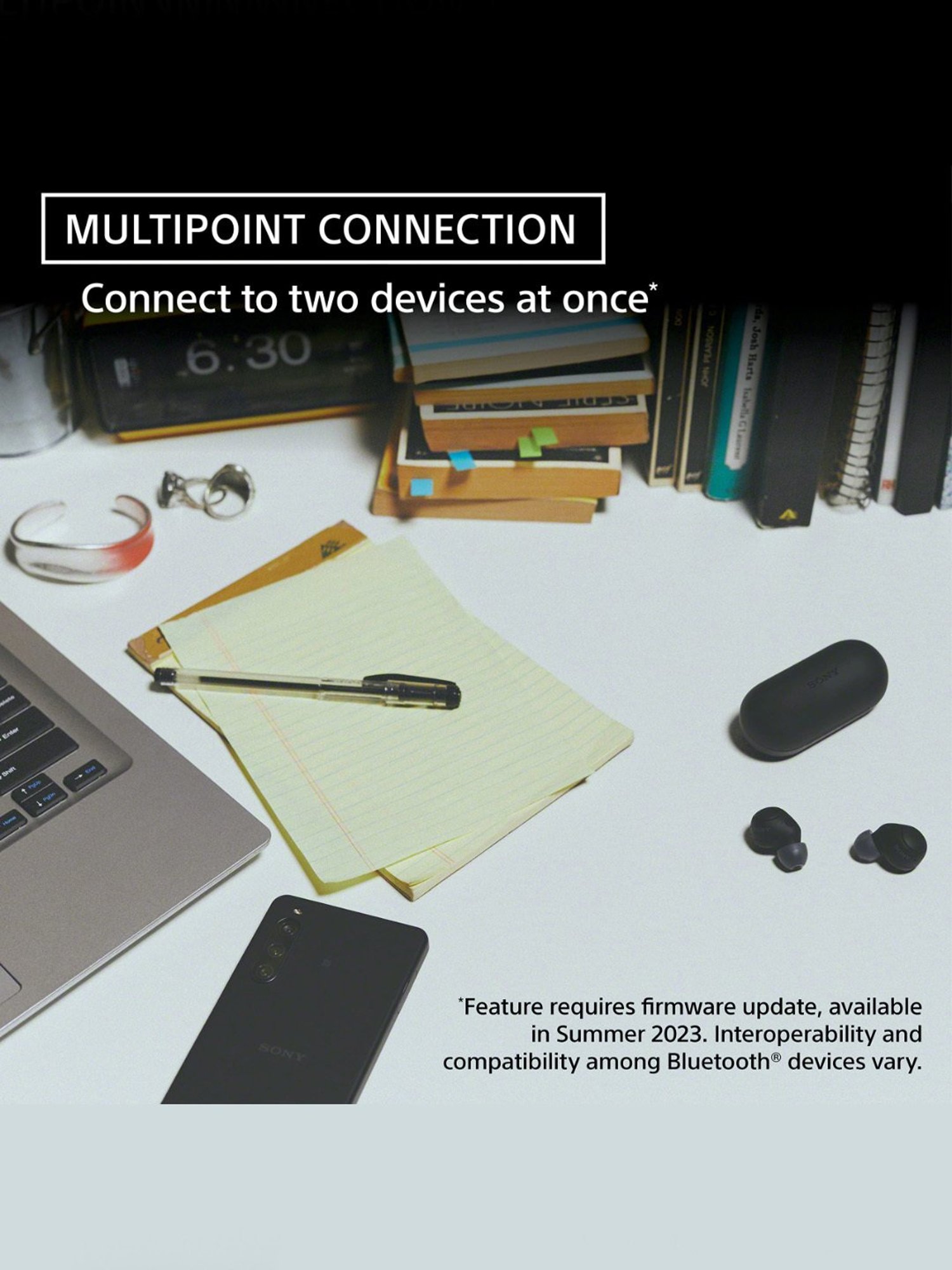 Sony WF-C700N In Ear BT Earbuds with IPX4 Ratings, Fast Pair, App Support (Black, True Wireless)