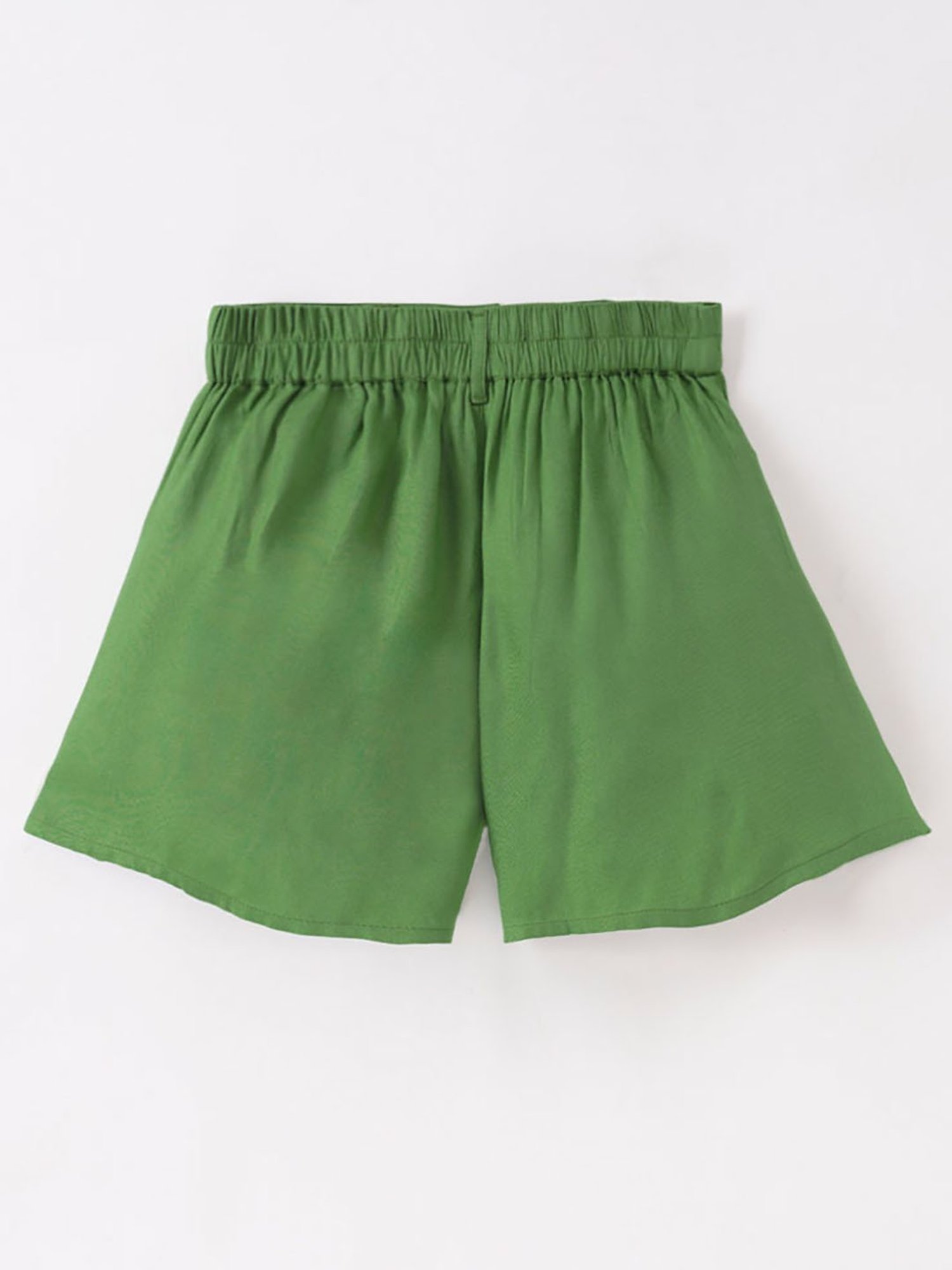 United Colors of Benetton Kids White Solid Shorts