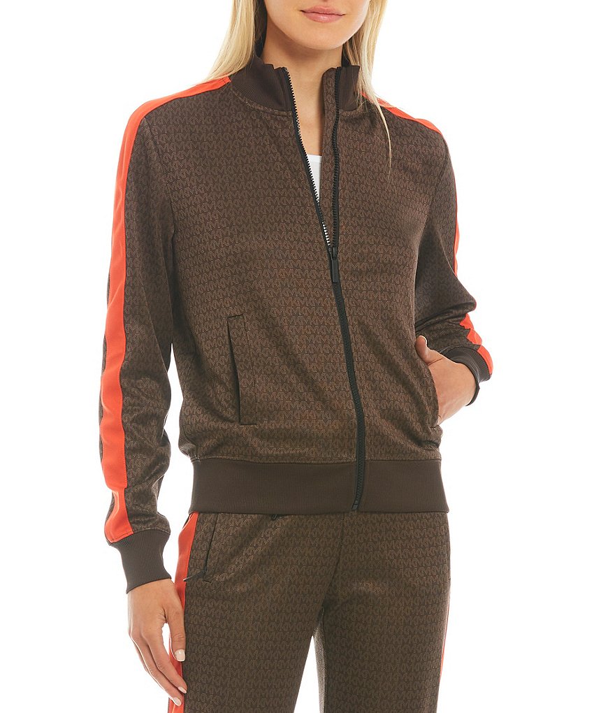 Splendid Knit Zip Up Drawstring Hoodie