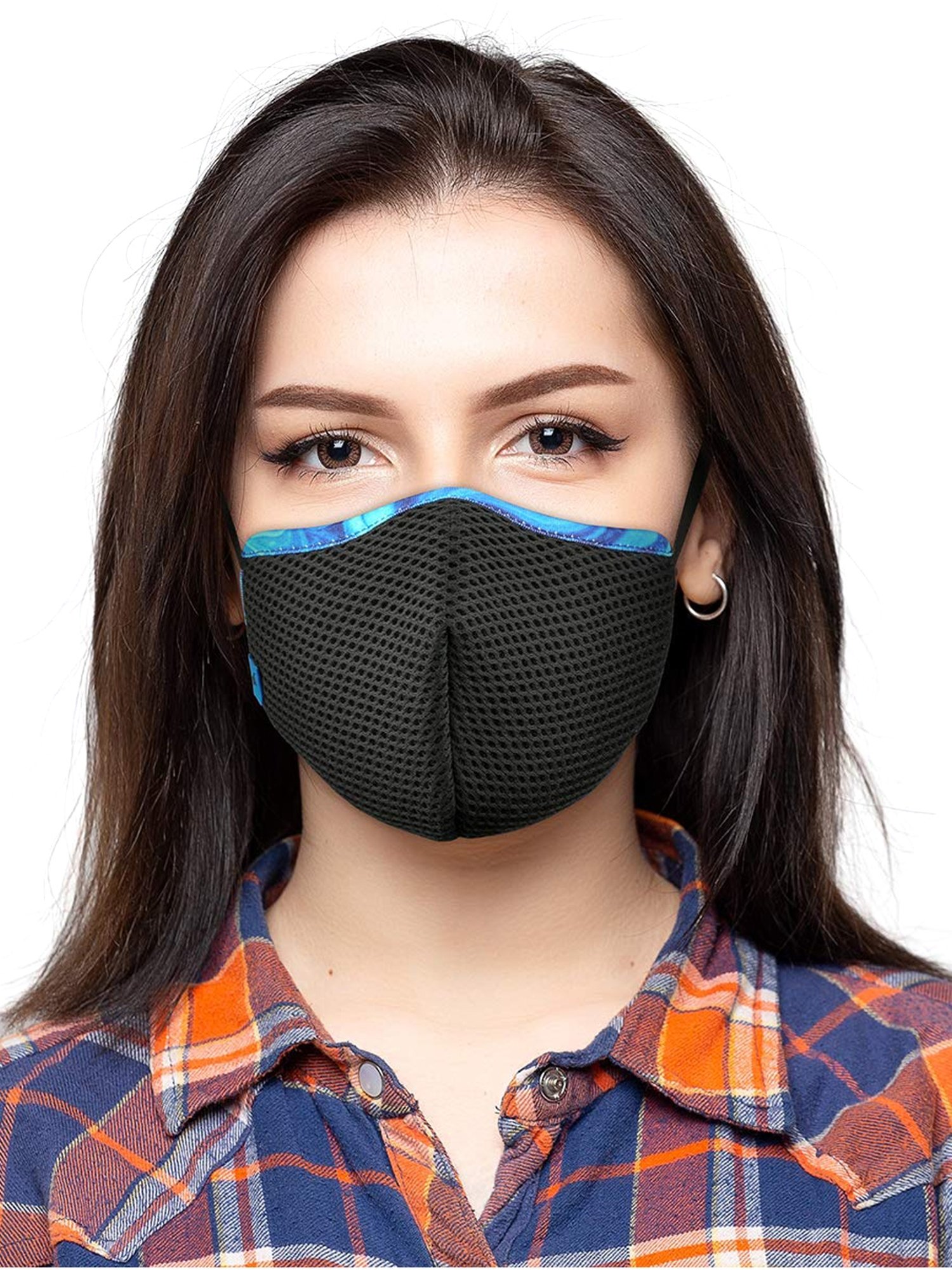 Fastrack 4 Layered Reusable Face Mask -Pack of 5