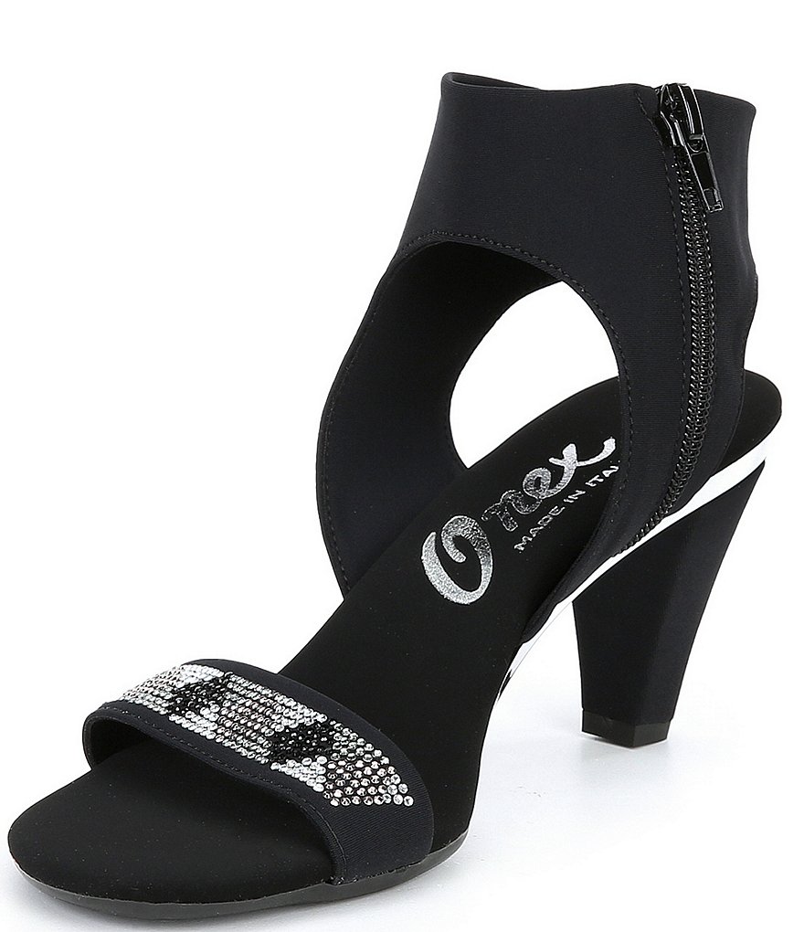 Onex Saphire Ankle Strap Rhinestone Dress Sandals
