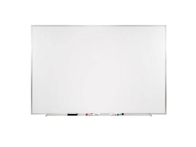 Ghent Magnetic Porcelain Whiteboard with Aluminum Frame 4'H x 5'W M1454