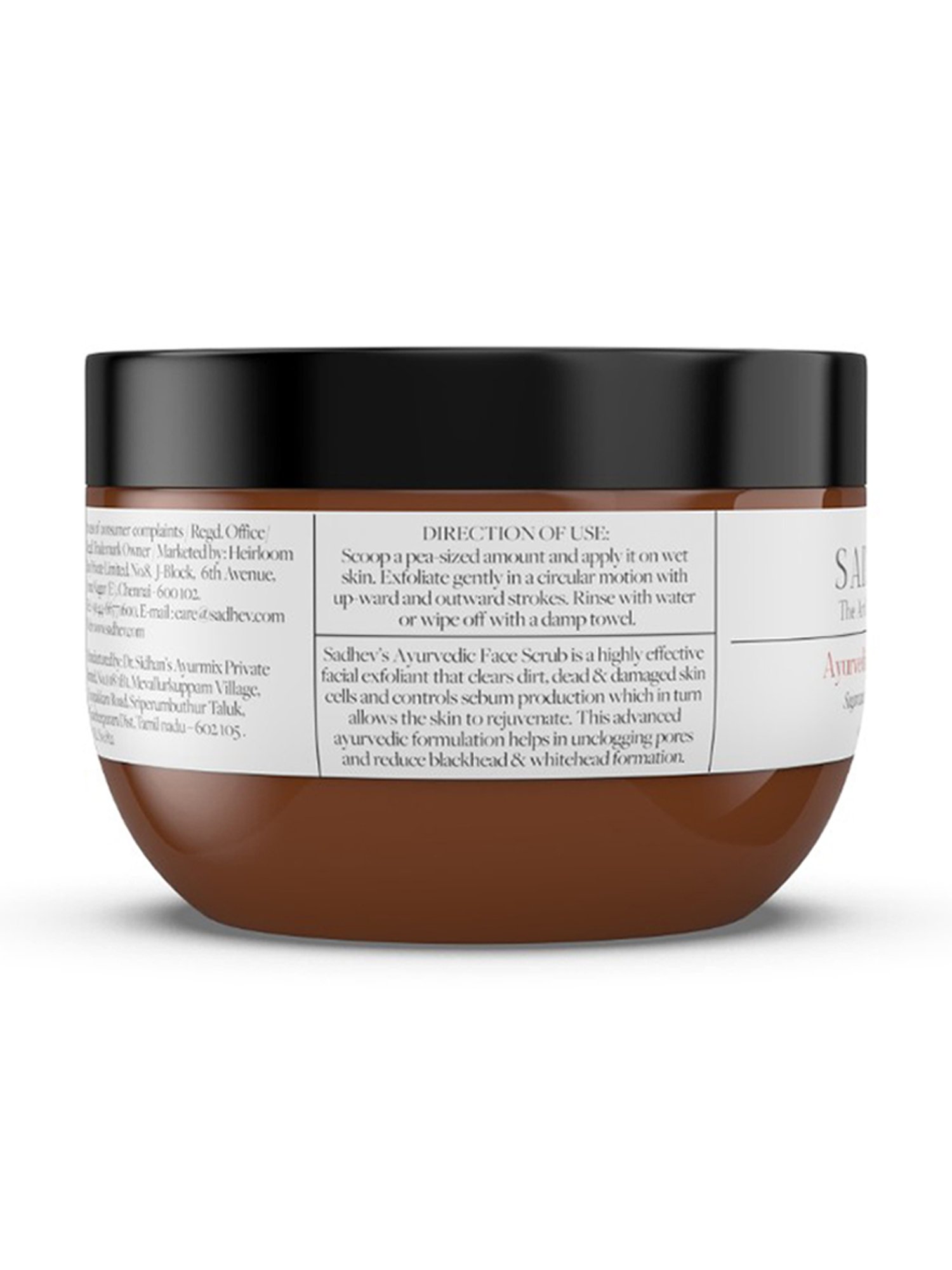 SADHEV The Art Of Ayurveda Ayurvedic Face Scrub - 75 gm