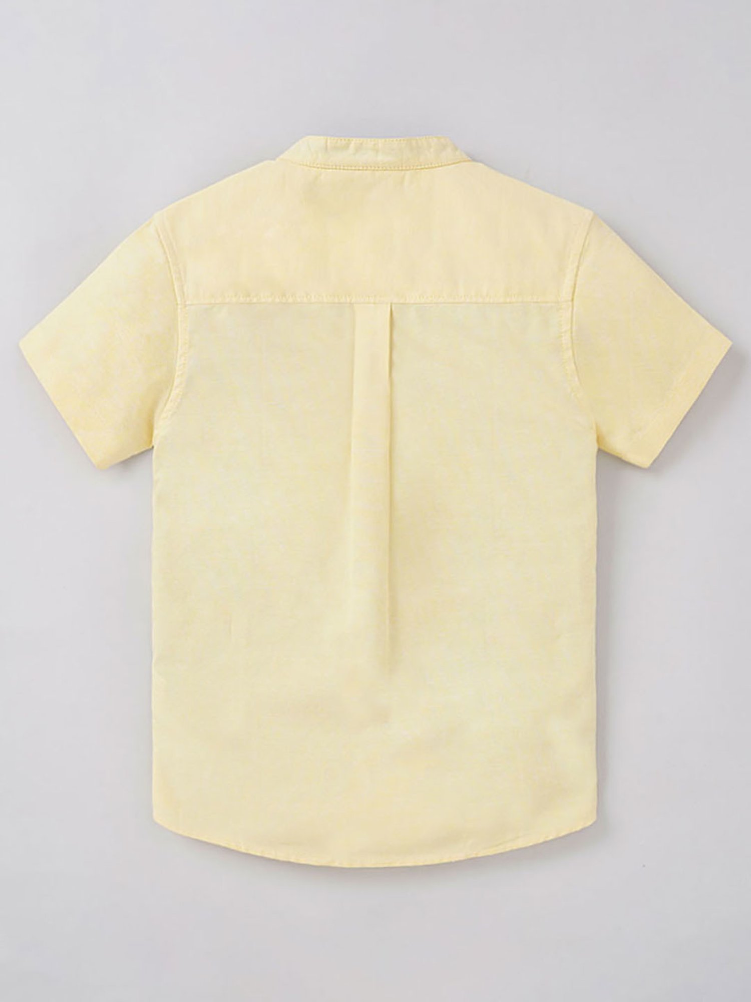 Ed-a-Mamma Kids Yellow Solid Shirt