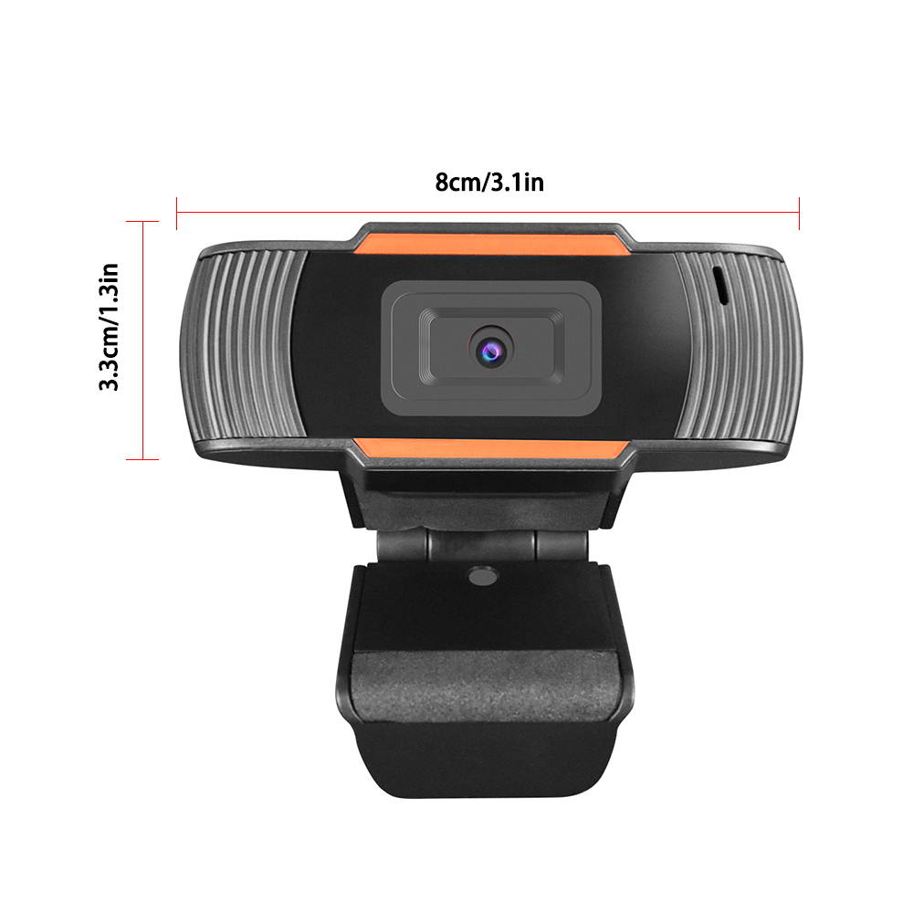 720P USB Web Cam Webcam HD Adjustable Autofocus 12MP PC Camera Video Web Cam Built-in Mic for Desktop Laptop