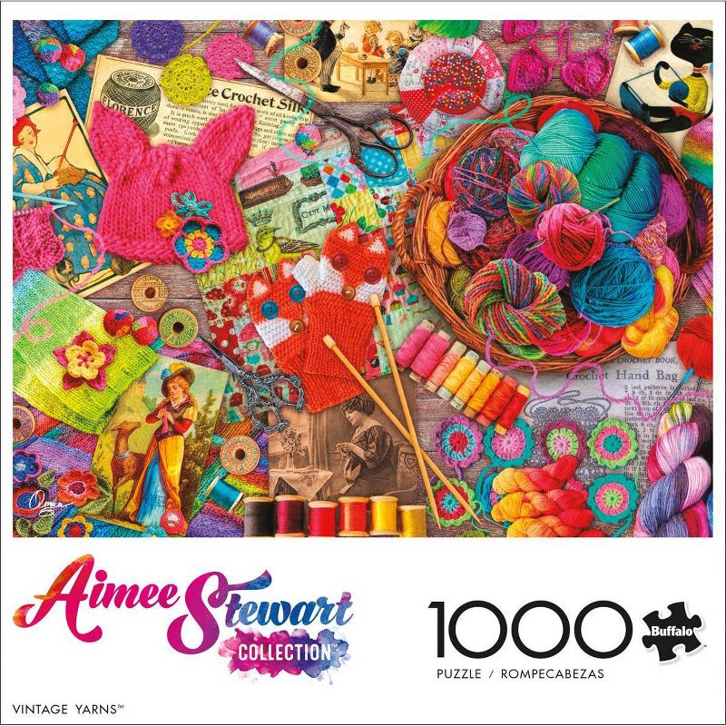 Buffalo Games Aimee Stewart: Vintage Yarns Jigsaw Puzzle - 1000pc