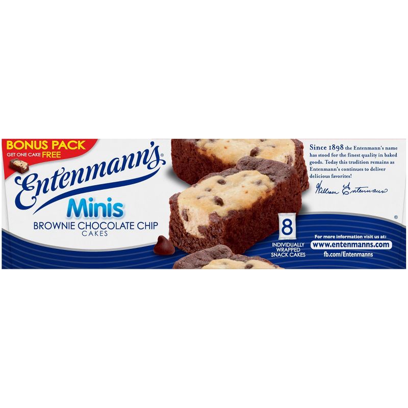 ENTENMANN'S MINI CHOCOLATE CHIP BROWNIE - 7ct/14oz