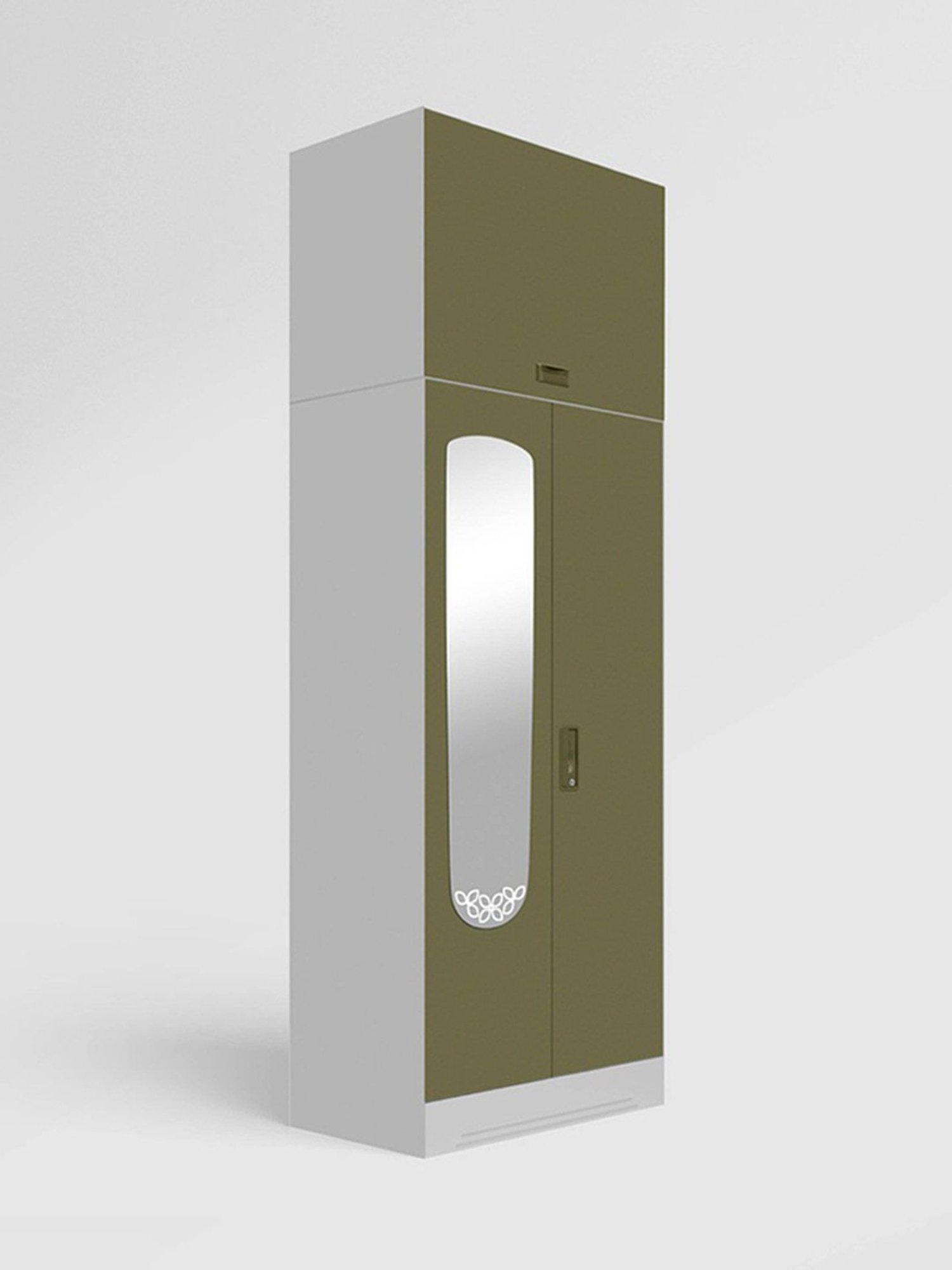 Godrej Interio Ewa Brown Engineered Wood 4 Door Wardrobe