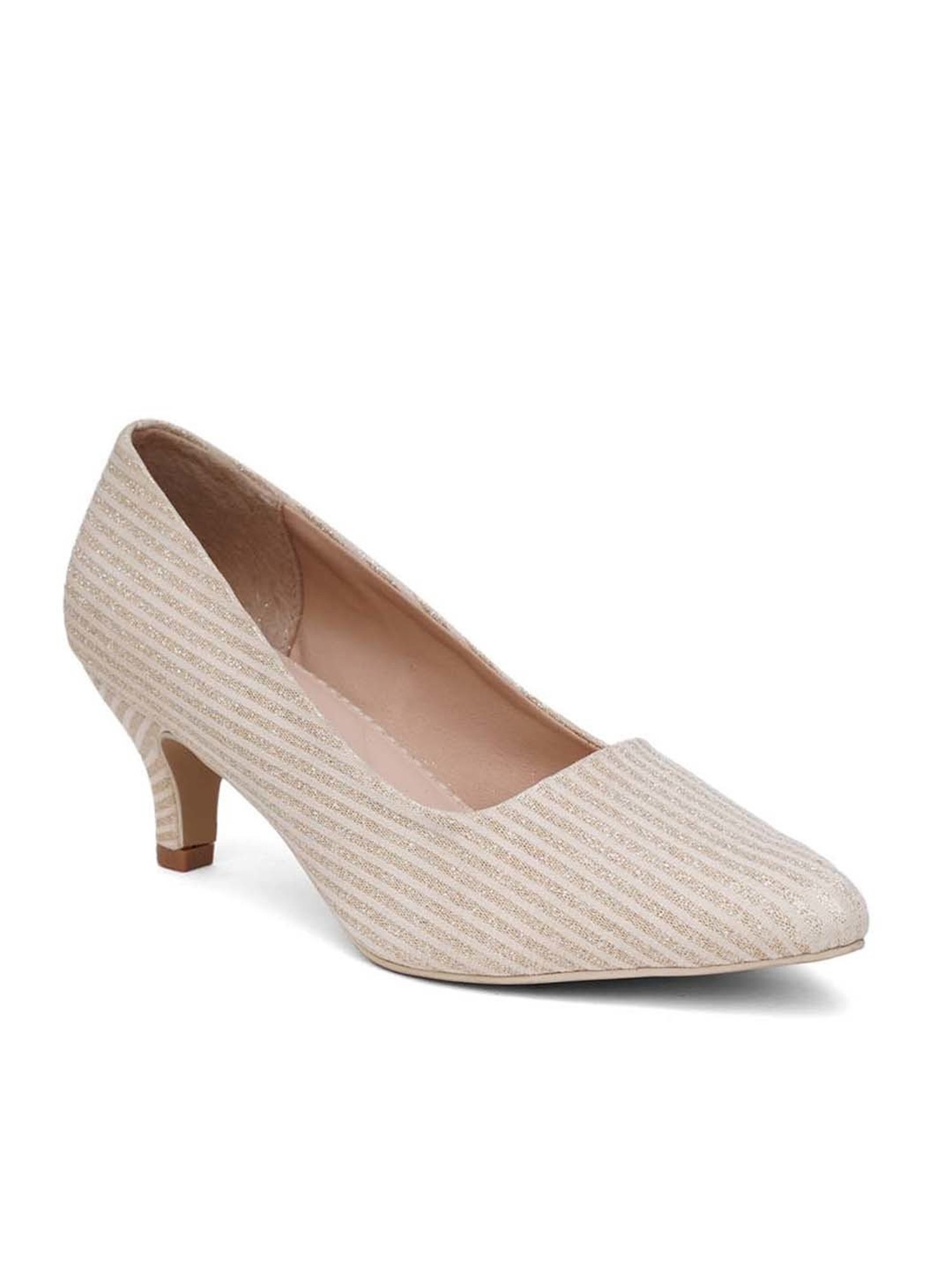 Sherrif Women's Cream Stiletto Pumps