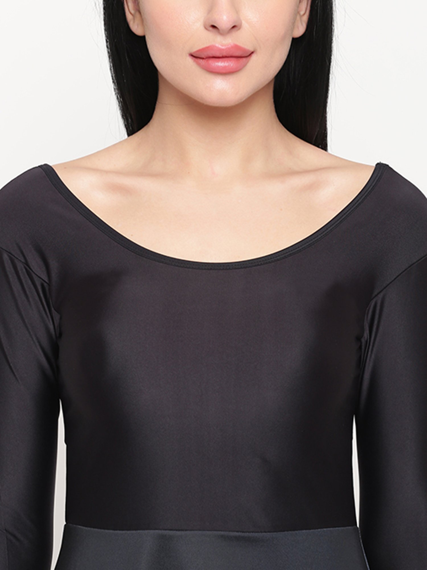 IO Black Printed Swimsuit