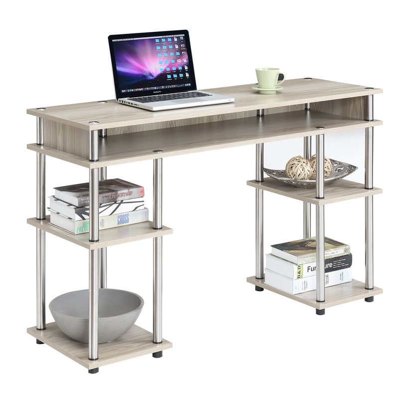 No Tools Student Desk Ice White - Breighton Home