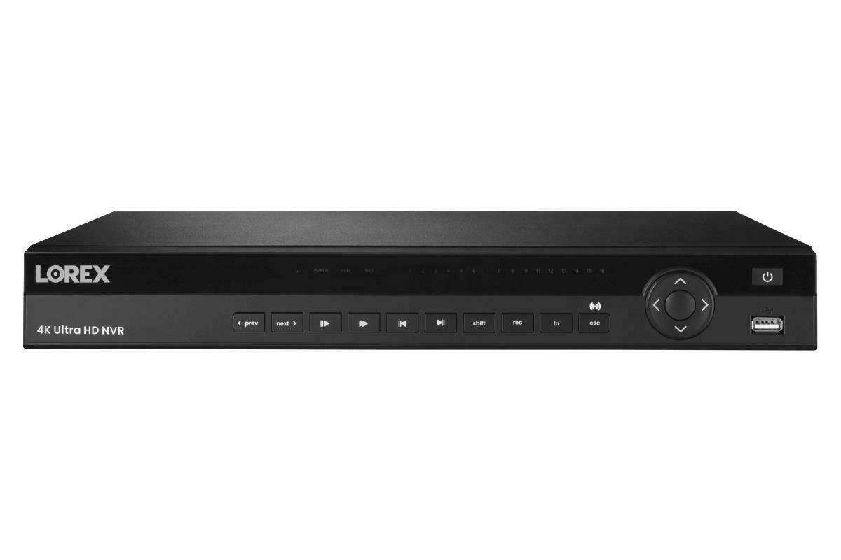 Lorex N882A63B 16 Channel 3TB IP 4K Ultra HD NVR, Audio