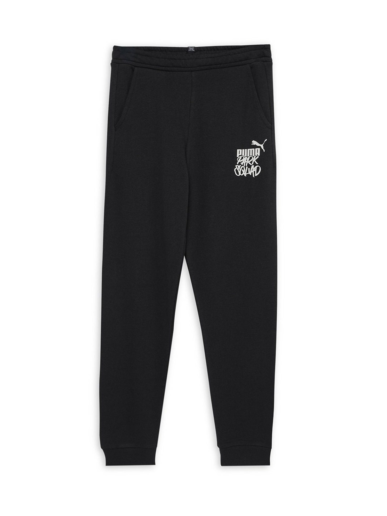 HOP Kids by Westside Taupe Solid Mid-Rise Cotton Blend Joggers