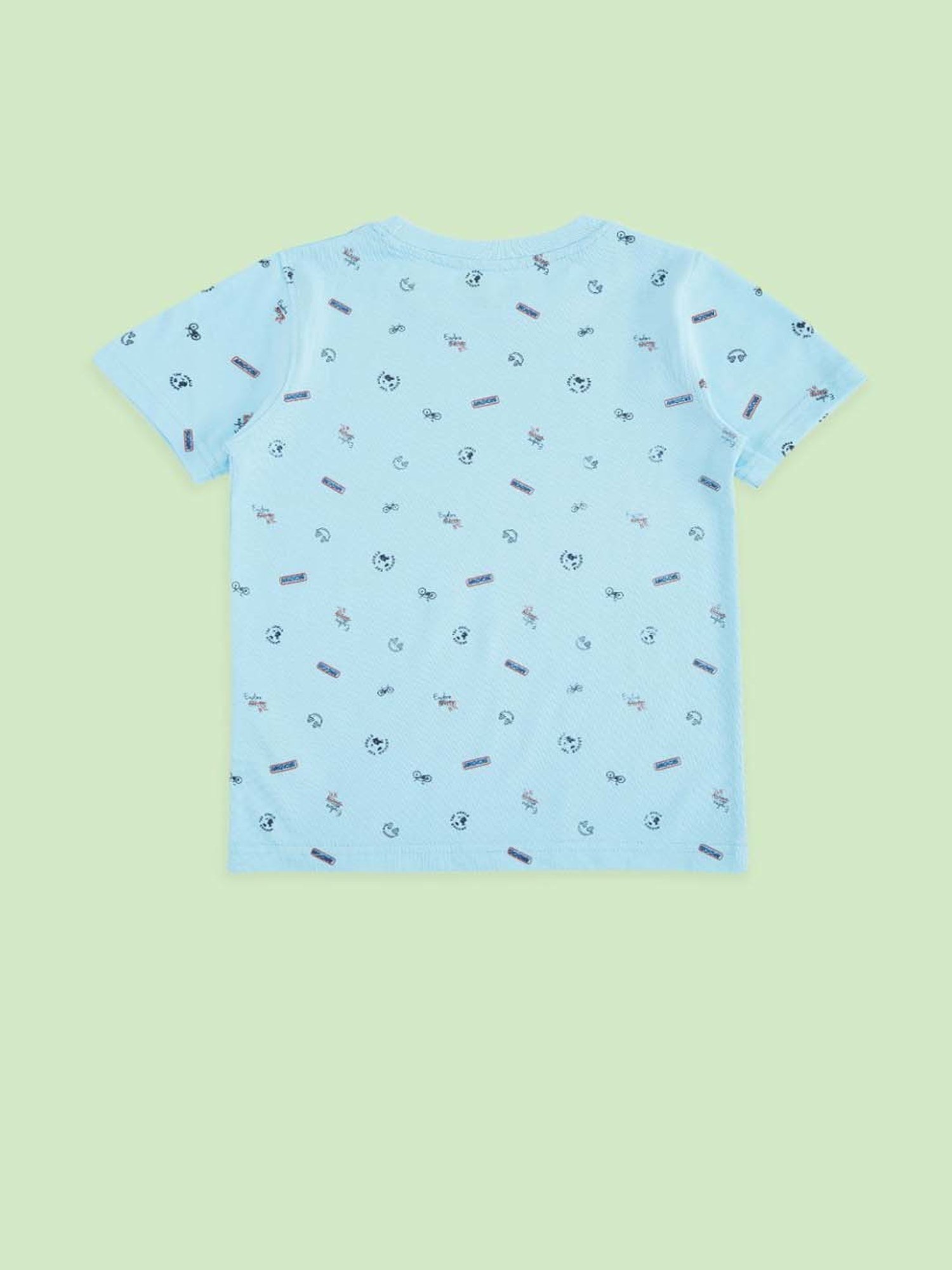 Pantaloons Baby Kids Multicolor Cotton Printed T-Shirt