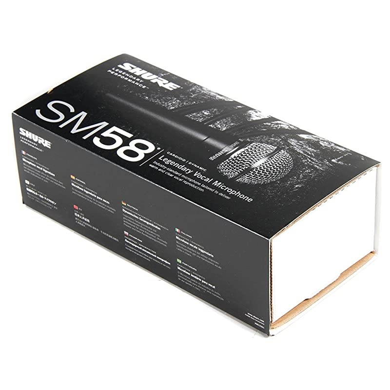 SM58S Professional Vocal Microphone w/On/Off Switch (2 Pack)