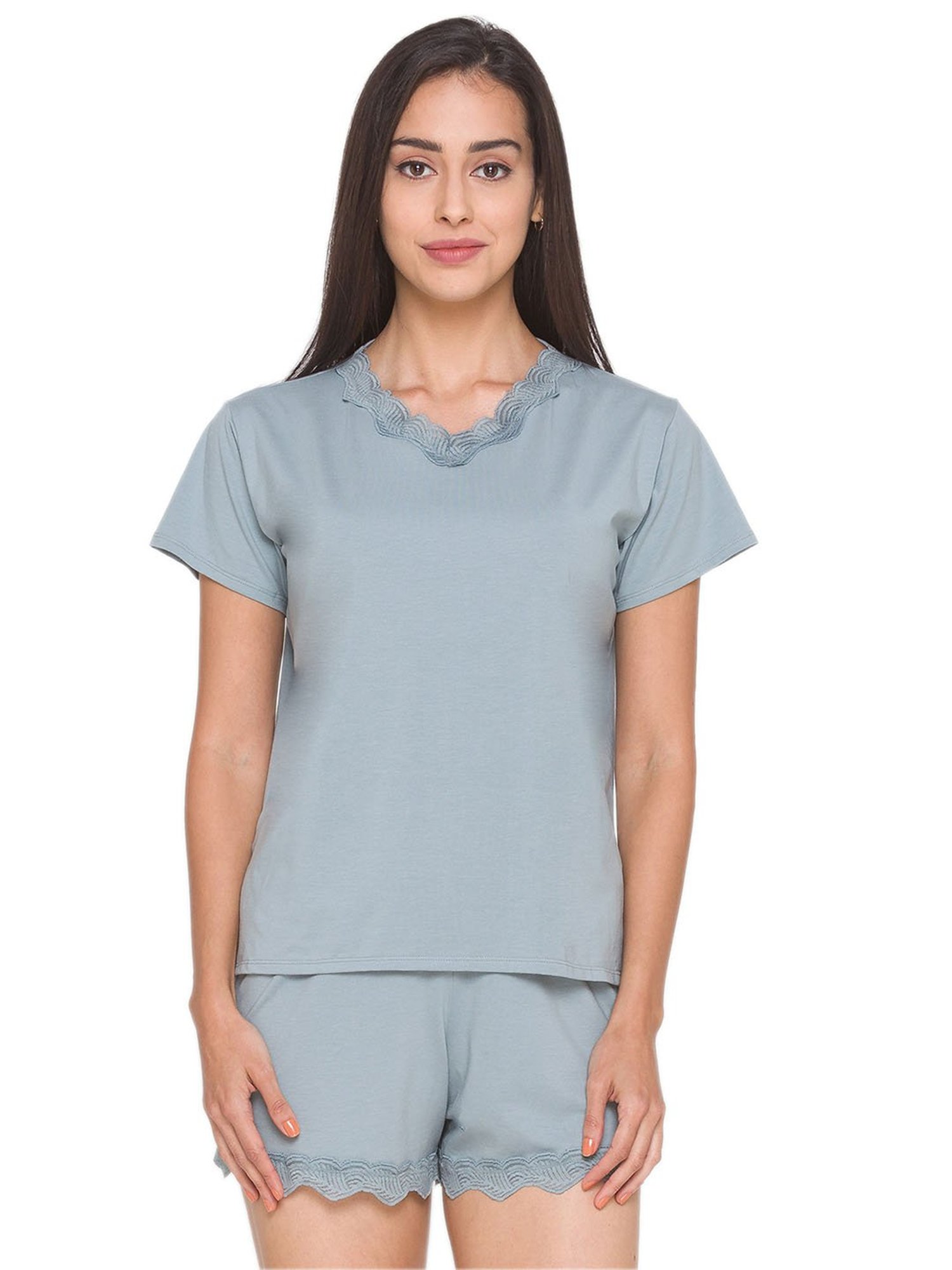 Candyskin Charcoal T-Shirt With Shorts