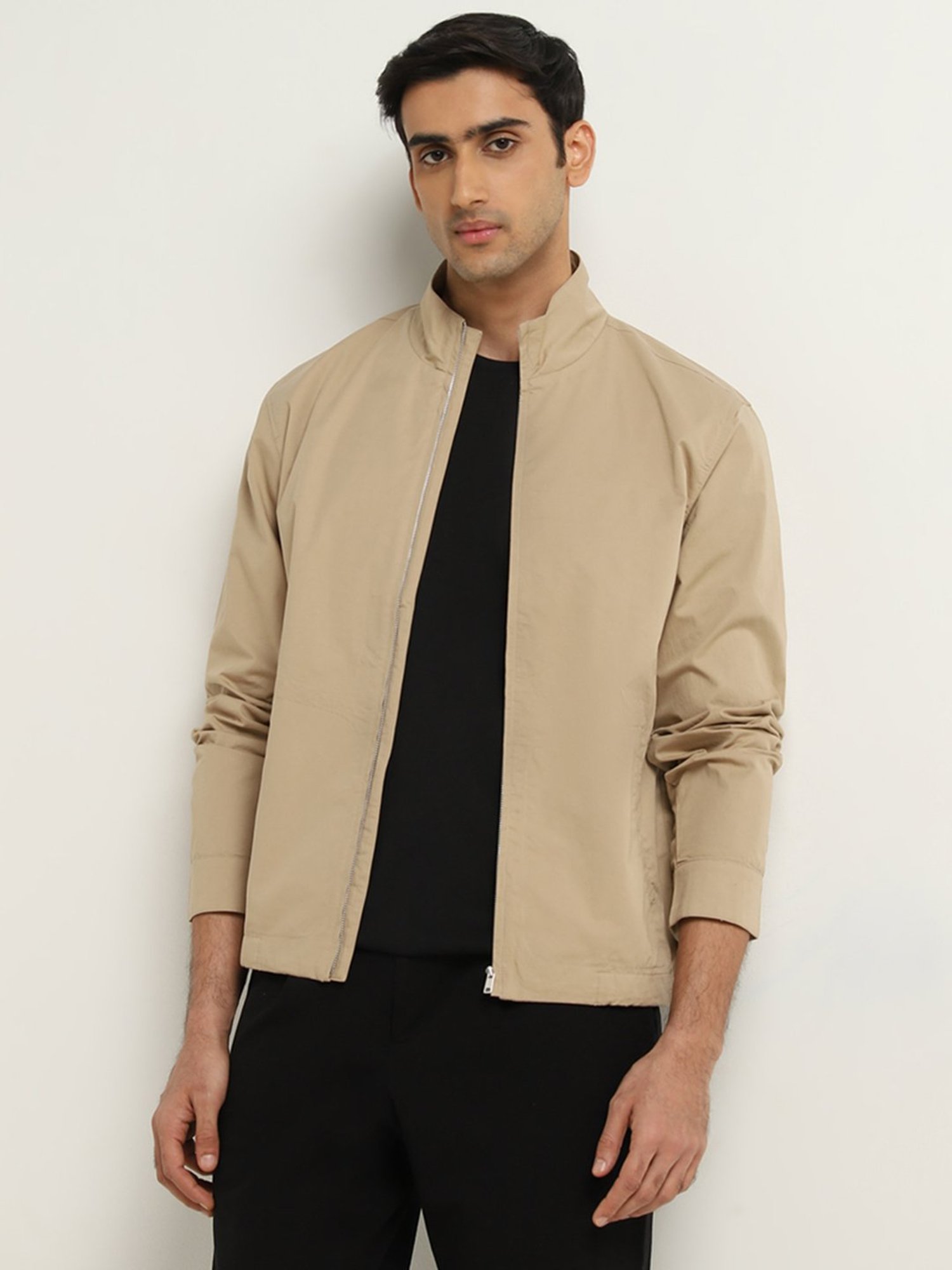 Ascot by Westside Beige Relaxed-Fit Jacket