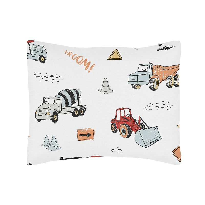 4pc Twin Construction Truck Bedding Set - Sweet Jojo Designs