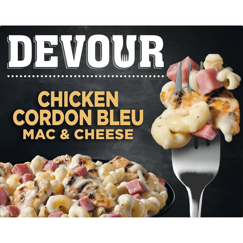 Devour Chicken Cordon bleu Frozen Mac & Cheese - 10.5oz