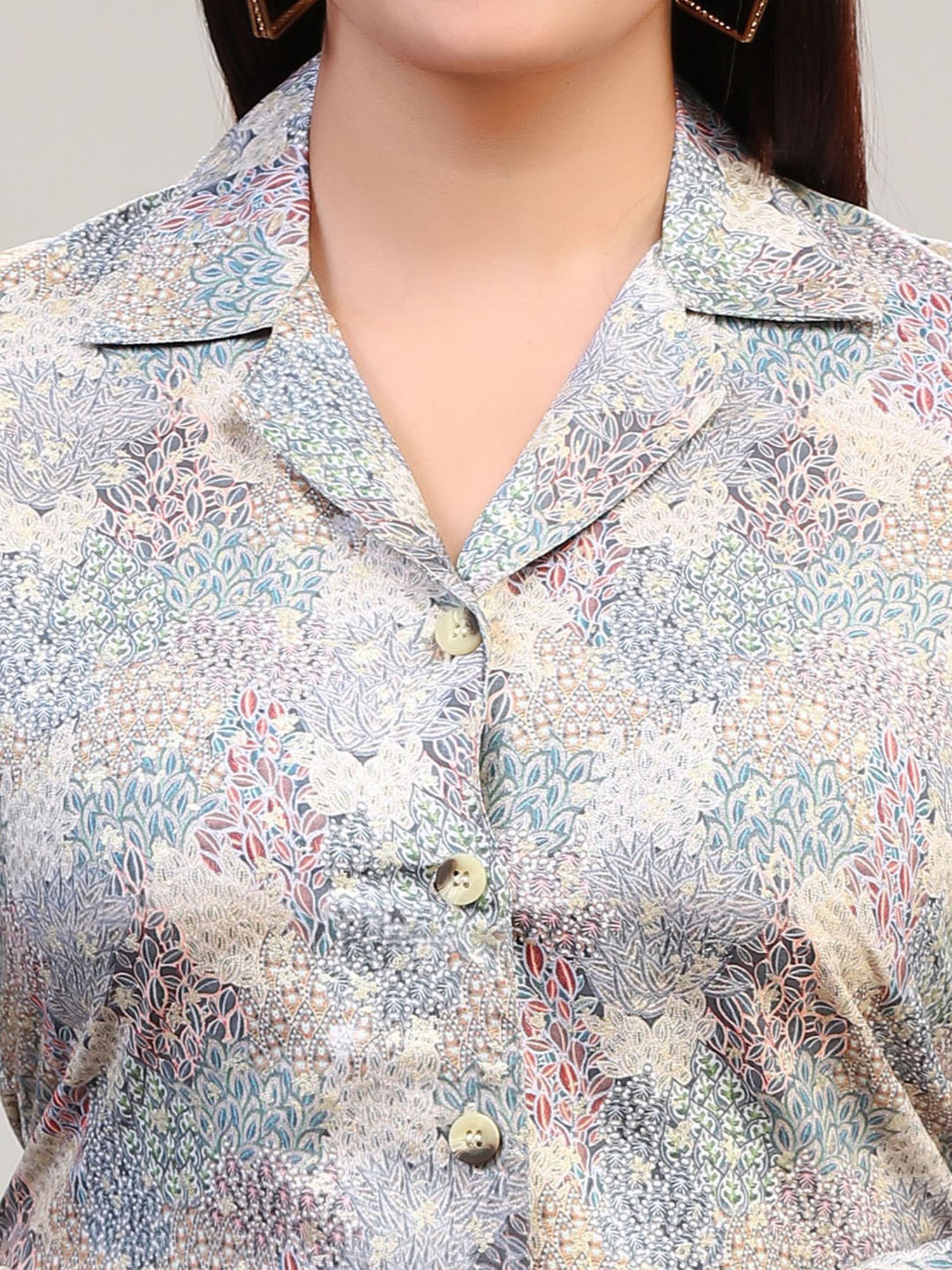 Cotton Culture Multicolor Printed Shirt With Pants