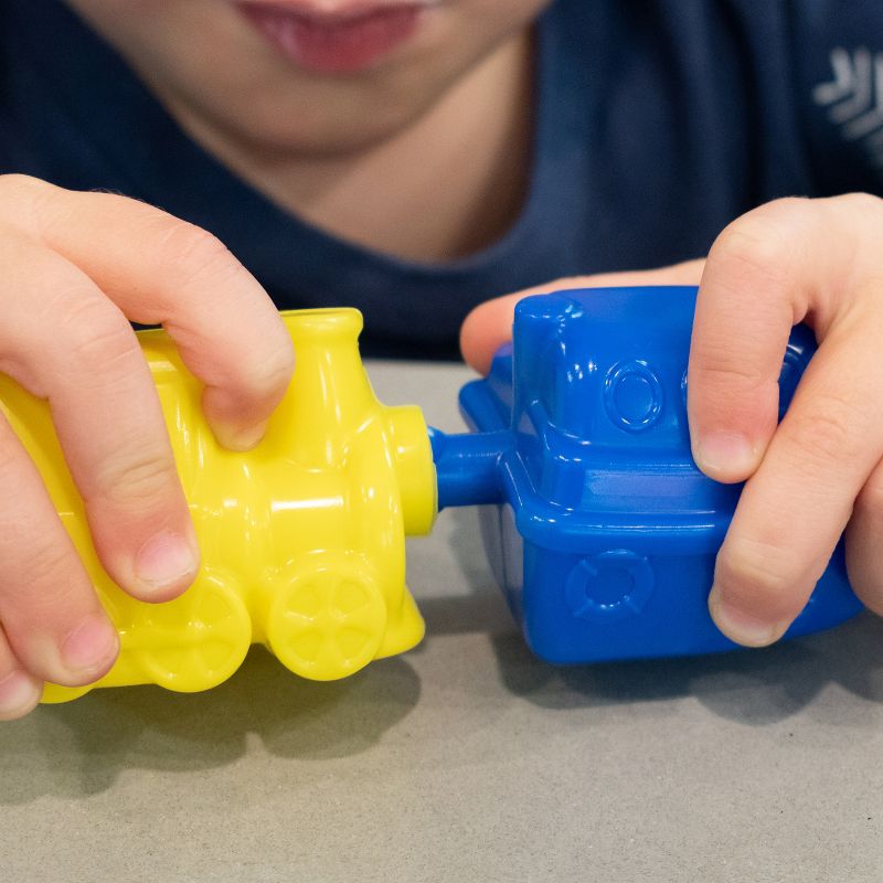 Childcraft Corrugated Building Blocks, Various Sizes, Primary Colors, set of 84