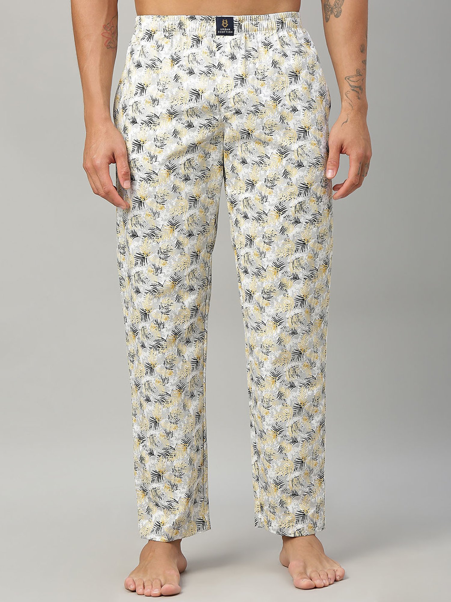 Urban Scottish Multicolor Cotton Regular fit Print Nightwear Pyjamas