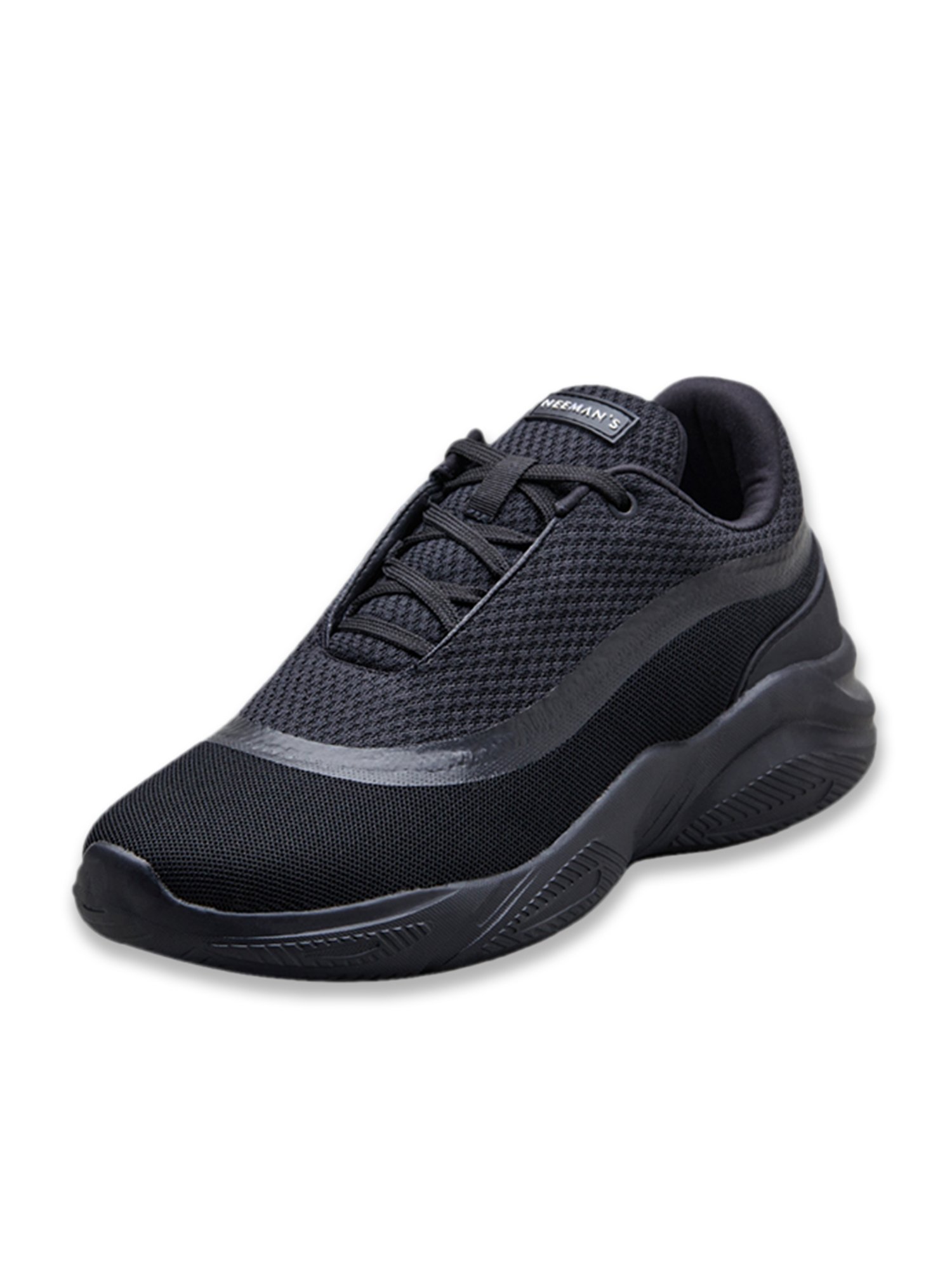 Neemans Men's Sole Max Black Running Shoes