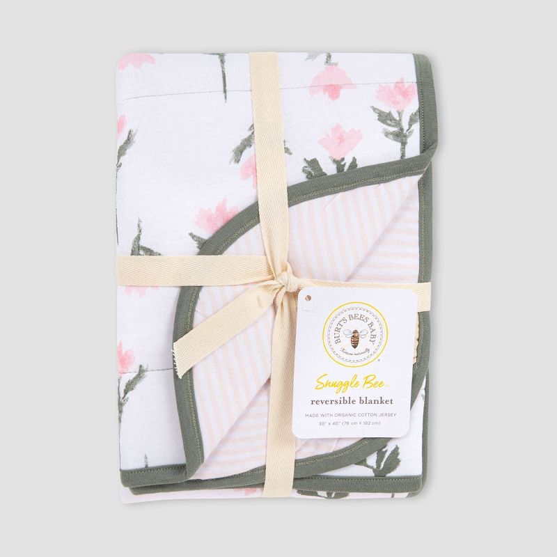 Burt's Bees Baby® Rosy Spring Reversible Blanket
