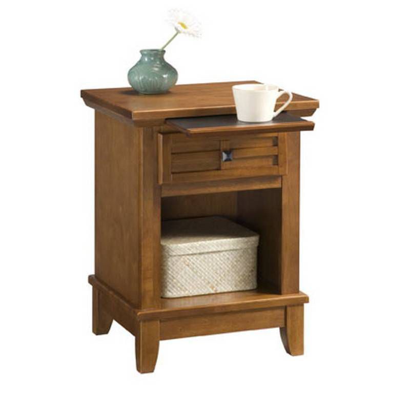 Arts & Crafts Nightstand Cottage Oak - Home Styles