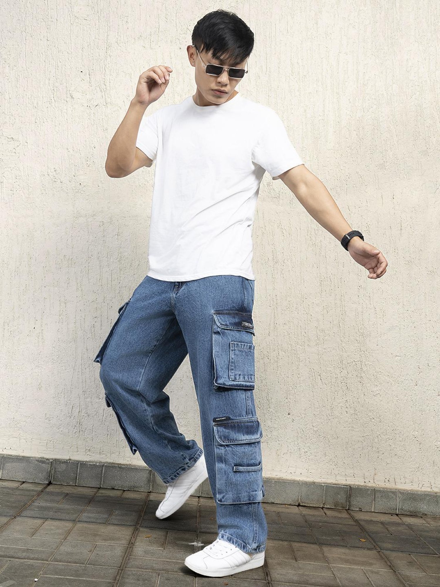 Hubberholme Men Cotton Long Sleeves Oversized Checked Double Pocket Shirt 159