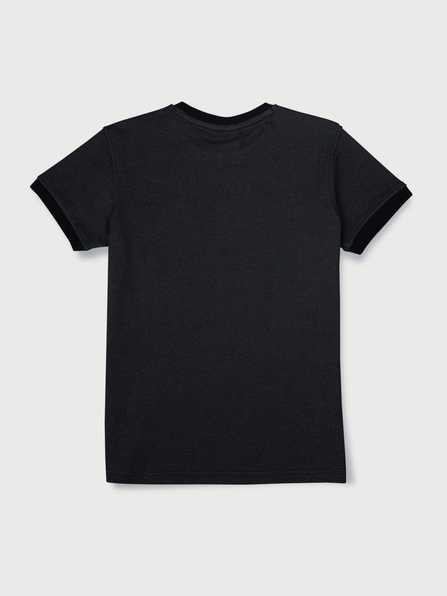 Gini & Jony Kids Black Cotton Regular Fit T-Shirt