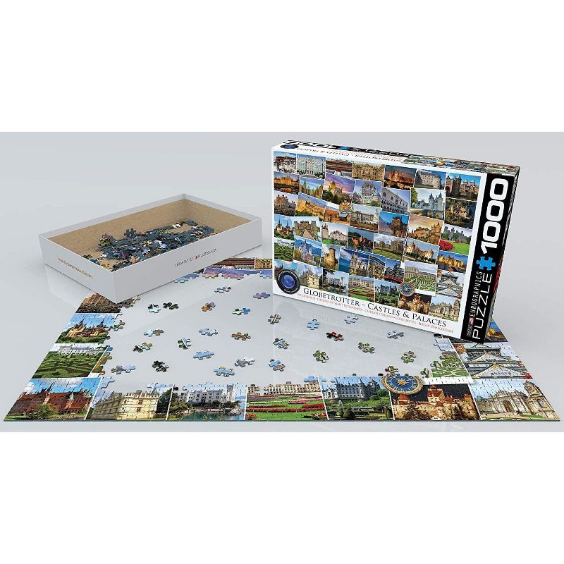 Eurographics Inc. Castles & Palaces Globetrotter 1000 Piece Jigsaw Puzzle