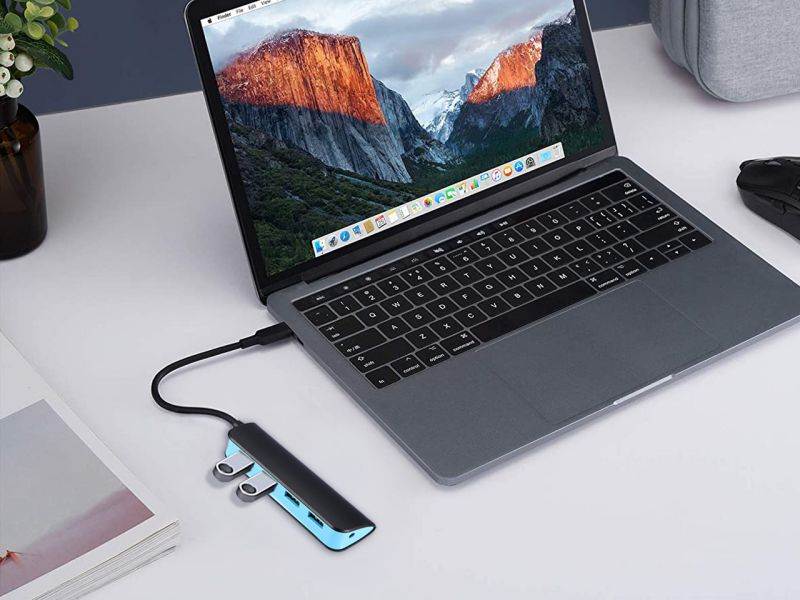 4-PORT USB 3.0 HUB, SUITABLE FOR MACBOOK, MAC PRO, MAC MINI, IMAC, SURFACE PRO, XPS, PC, FLASH DRIVE, COMPACT DATA USB HUB