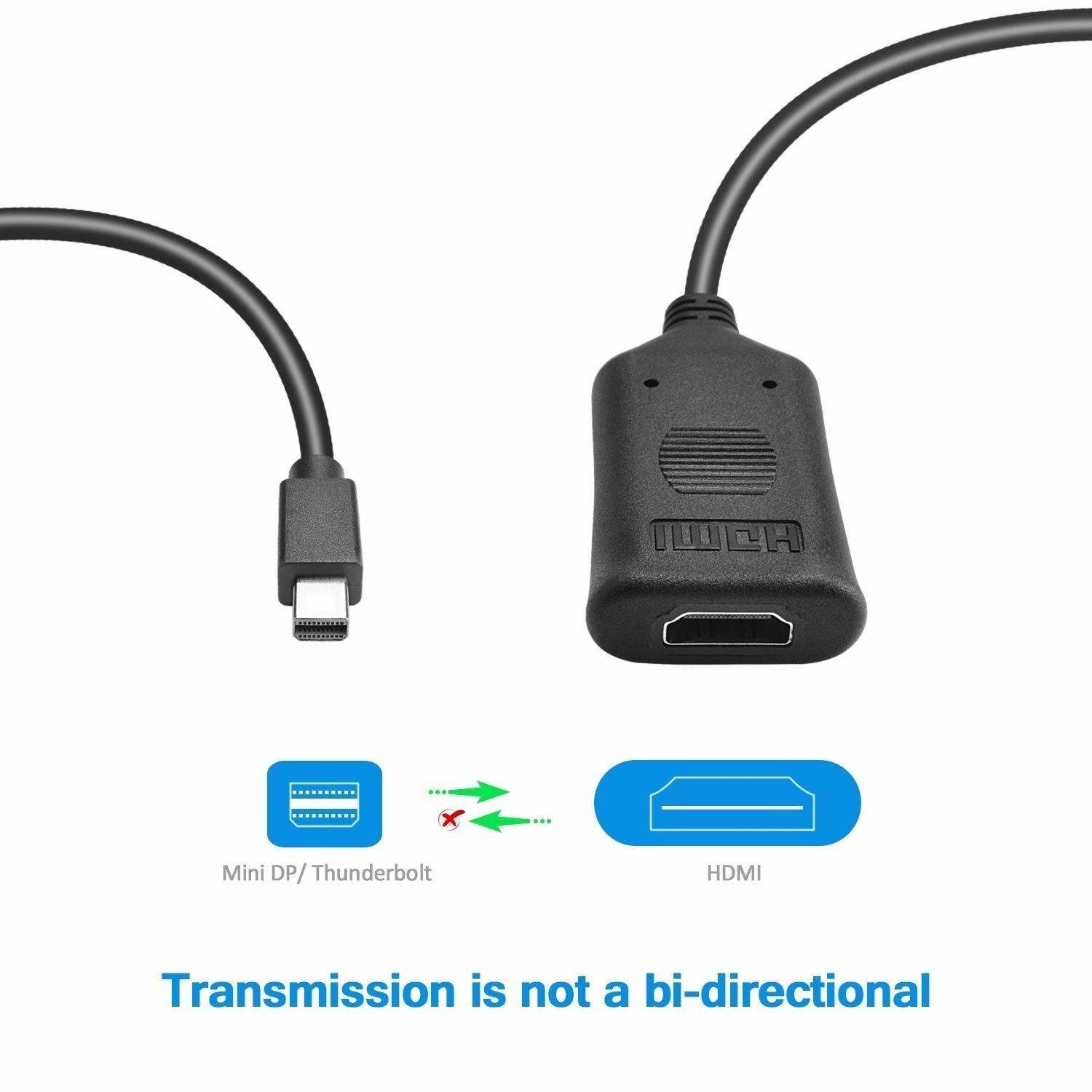 Multiscreen Display For Macbook Multiple Display Multi-Screen Active Mini DisplayPort DP thunderblt to HDMI Adapter