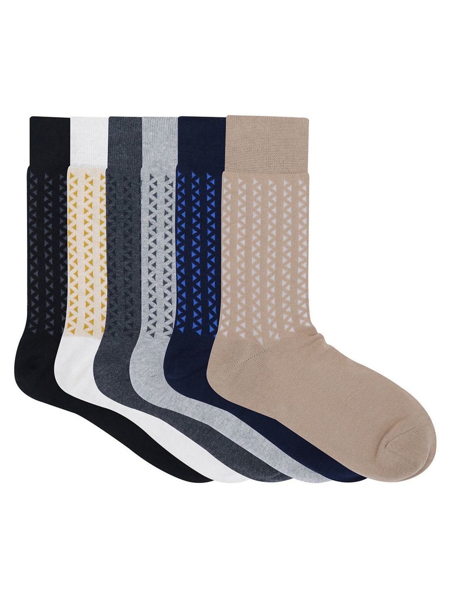 Balenzia Multicolor Free Size Printed Socks - Pack of 6