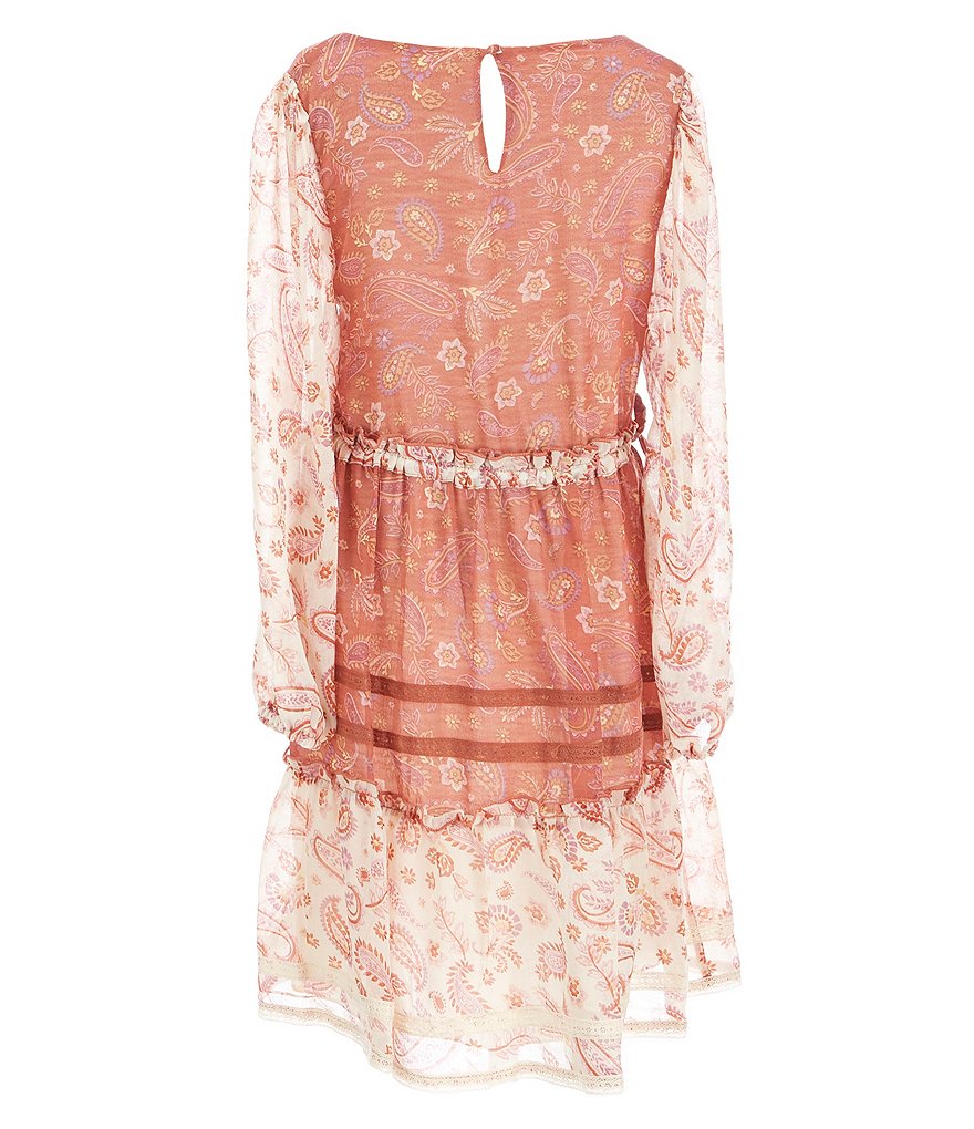 Mini Molly Big Girls 8-14 Ruffle-Sleeve Shift Dress