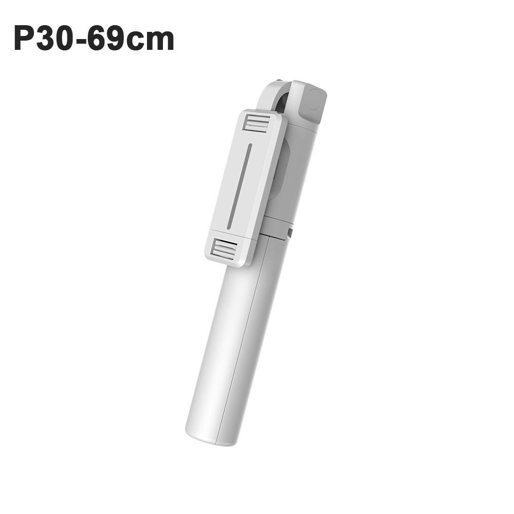 Anti-shake Bluetooth Mobile Phone Selfie Stick Photography Tripod Stand Handheld Mobile Phone Holder Ajustable Extendable Selfie Stick with Remote Control-White/P60