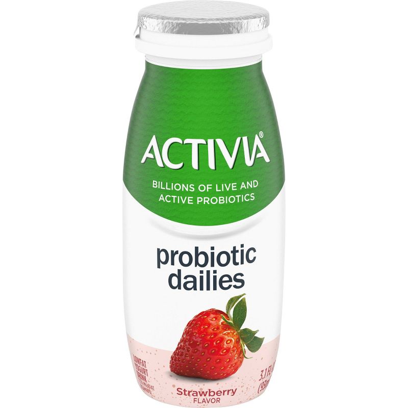 Activia Dailies Probiotic Strawberry Yogurt Drink - 8pk/3.1 fl oz Bottles