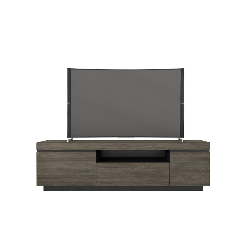 68" Lima Tv Stand Gray/Black - Nexera