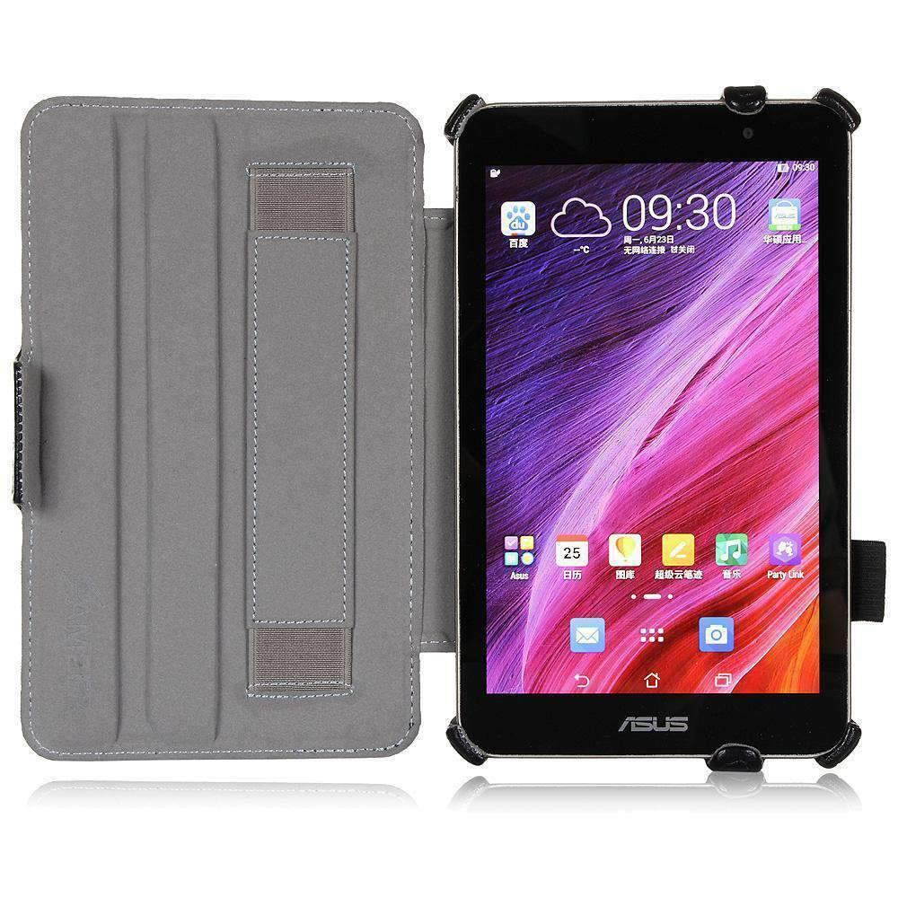 AMZER SHELL PORTFOLIO MULTI ANGLE LEATHER TEXTURE FOLIO CASE FOR ASUS MEMO PAD 7