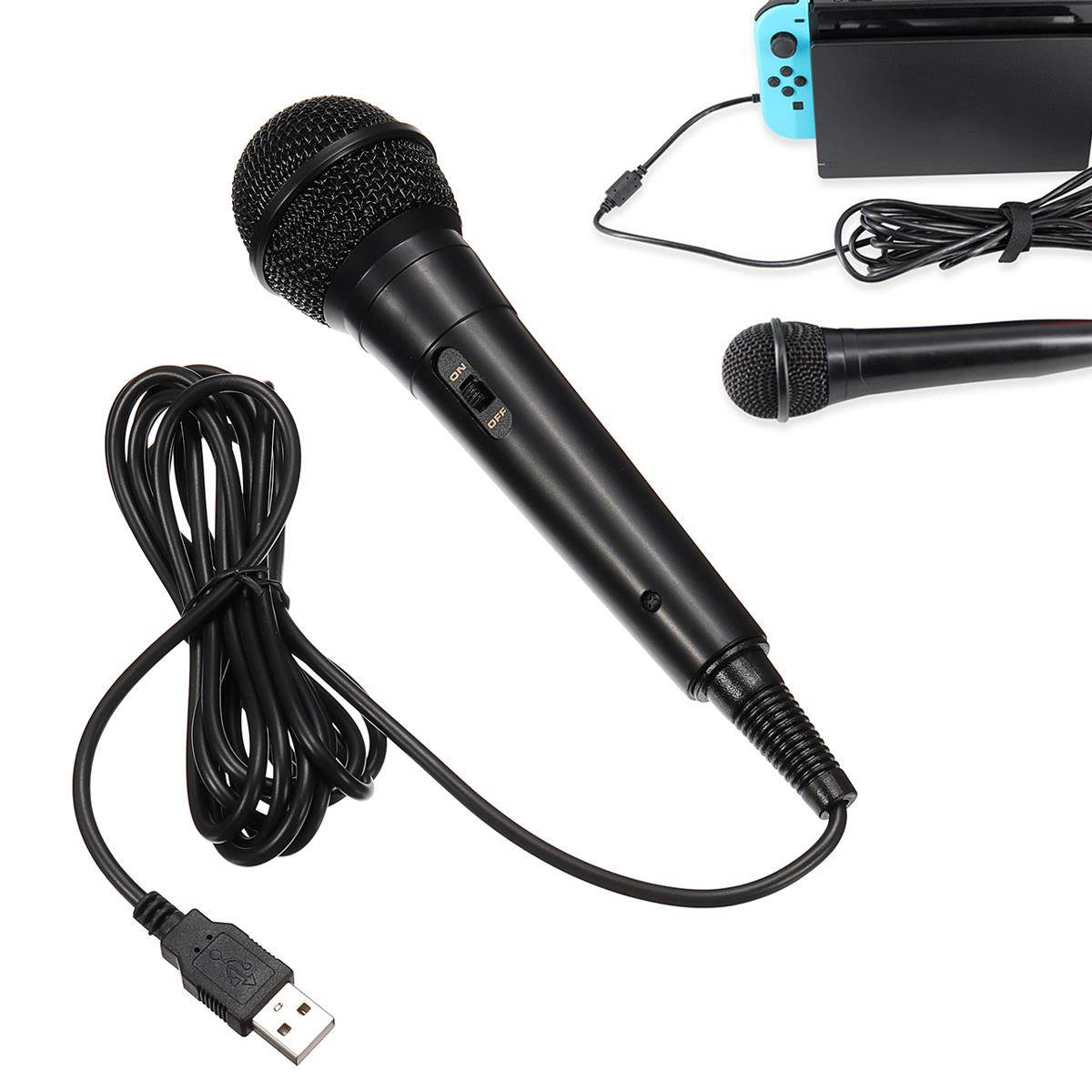 3M USB Wired Microphone Mic for Sony PS4/PS3 Nintendo Switch/Wii U/Wii PC