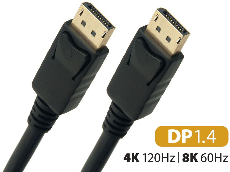 DisplayPort Cable with Latches MM DP to DP 1080p 50ft P580050